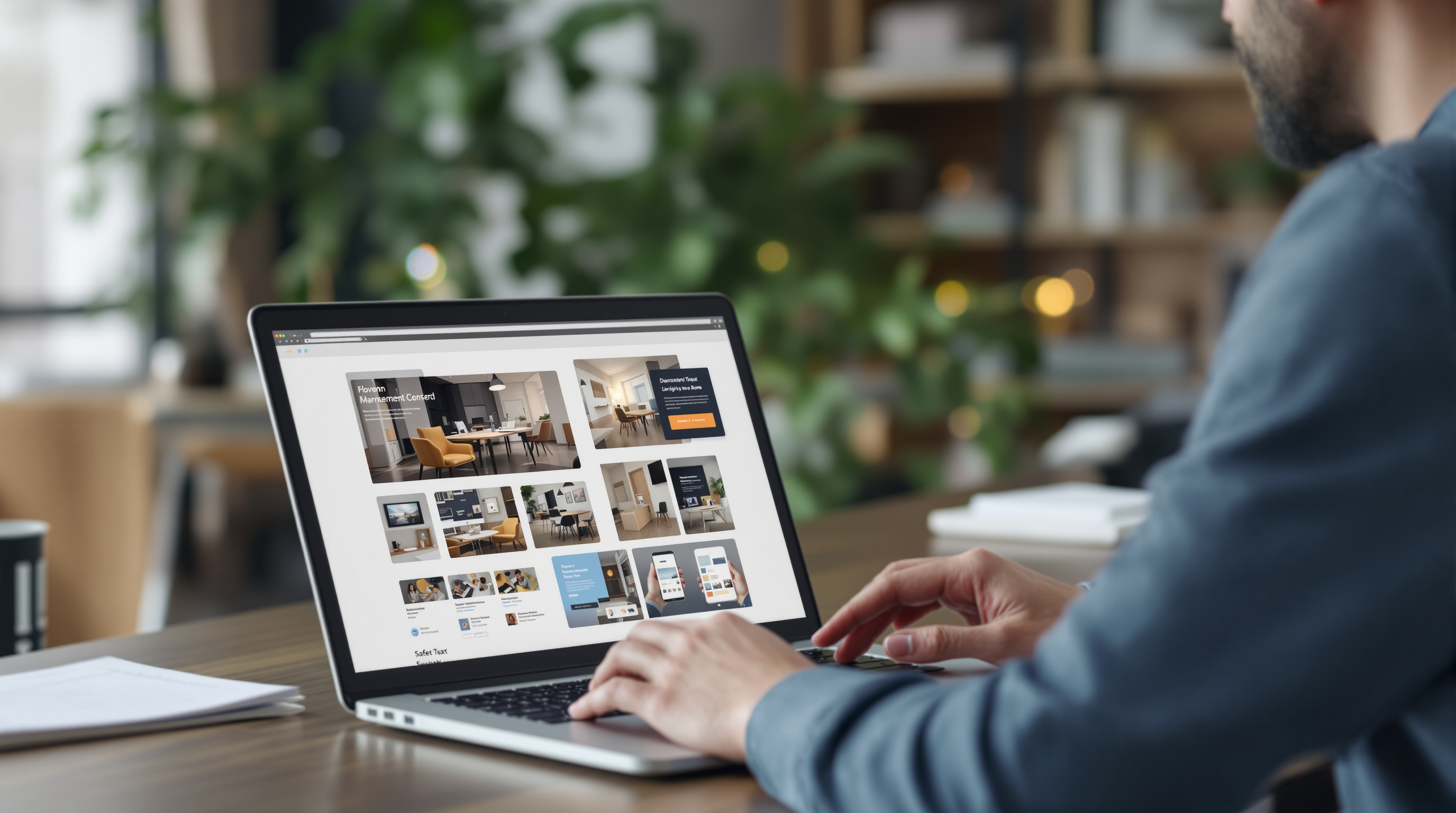 Double page d'un livre d'art avec mise en page expressive